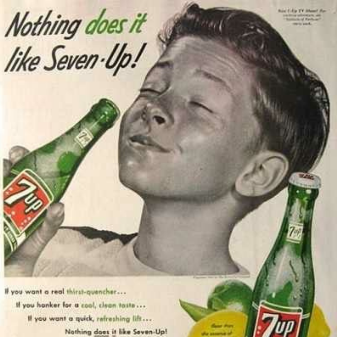 Vintage 7UP Poster