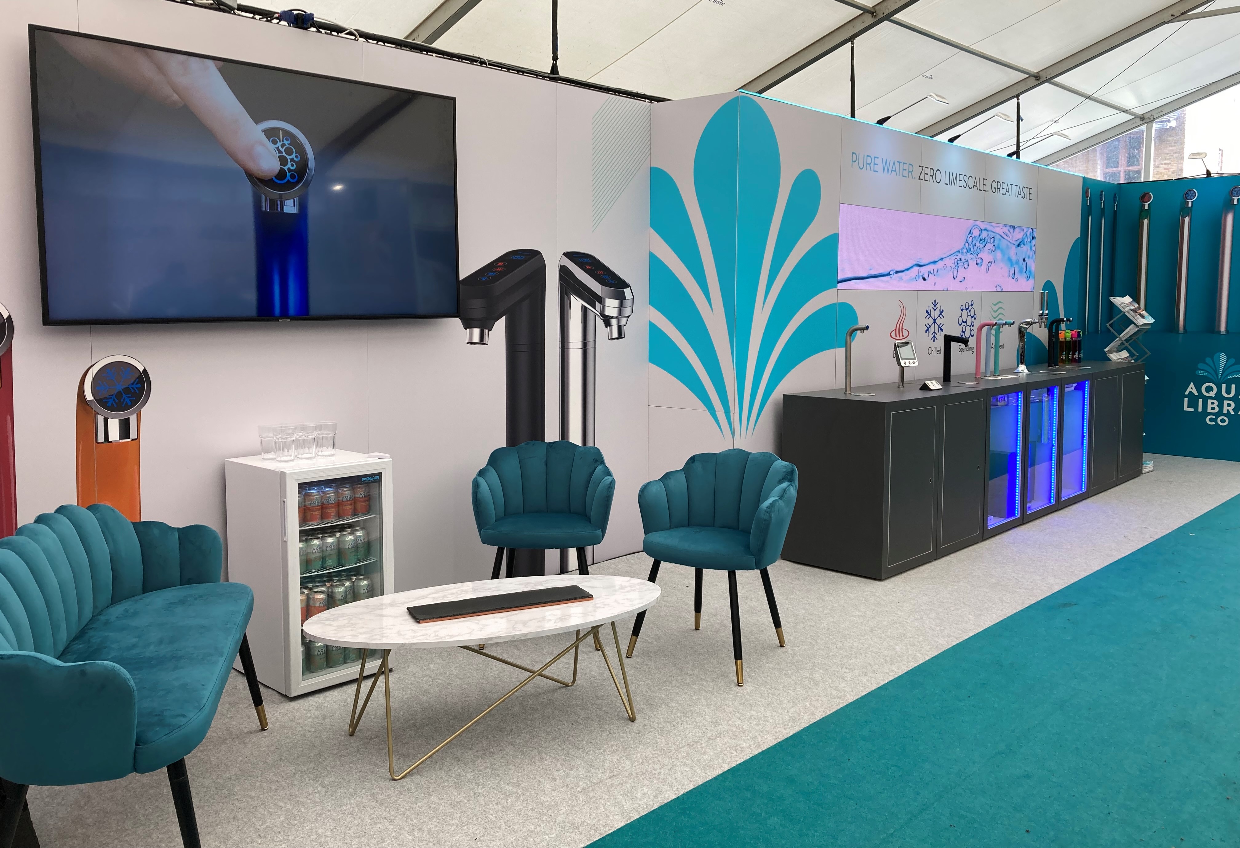 Aqua Libra Stand at CDW 2022