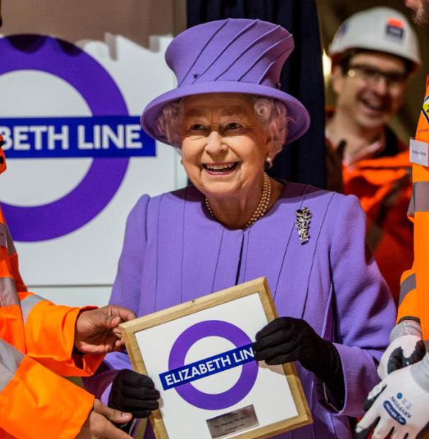 Queen Elizabeth II, Opening the Elizabeth Line, London